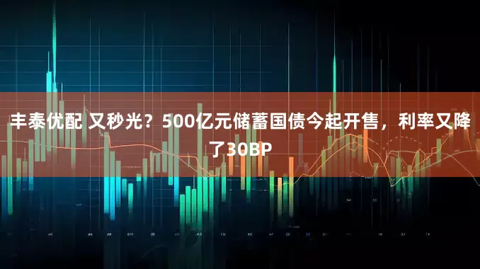 丰泰优配 又秒光？500亿元储蓄国债今起开售，利率又降了30BP